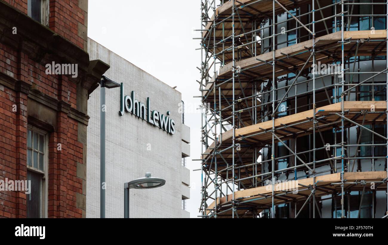 John Lewis Sheffield (former Cole Brothers), corner of Cross Burgess