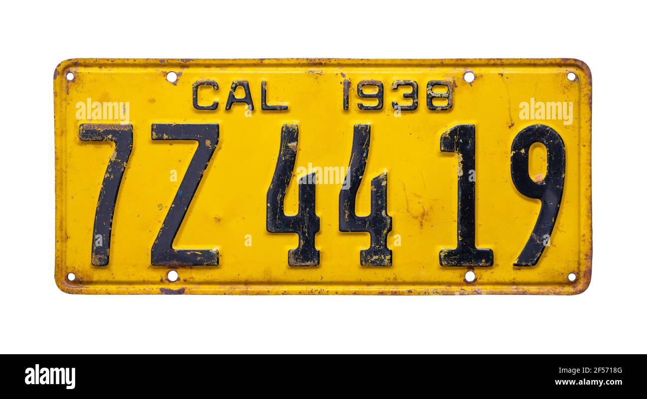 California license plate hires stock photography and images Alamy