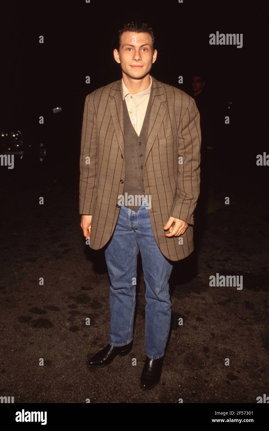 Christian Slater during 'If Looks Could Kill' Los Angeles Premiere - After Party at Roxbury Club in Hollywood, California March 9, 1991 Credit: Ralph Dominguez/MediaPunch Stock Photo