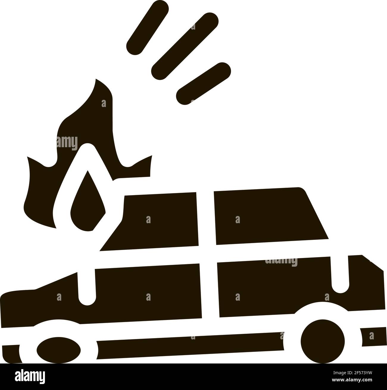 car ignition icon Vector Glyph Illustration Stock Vector Image & Art