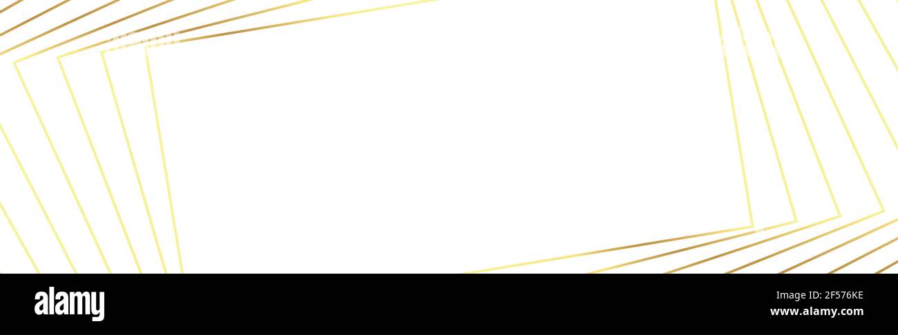 Abstract white background with golden lines - Vector illustration Stock ...