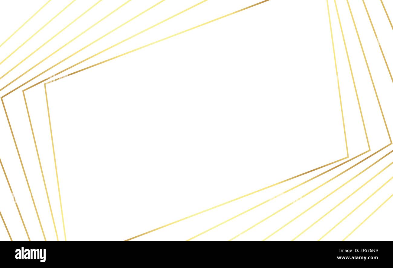 Abstract white background with golden lines - Vector illustration Stock ...