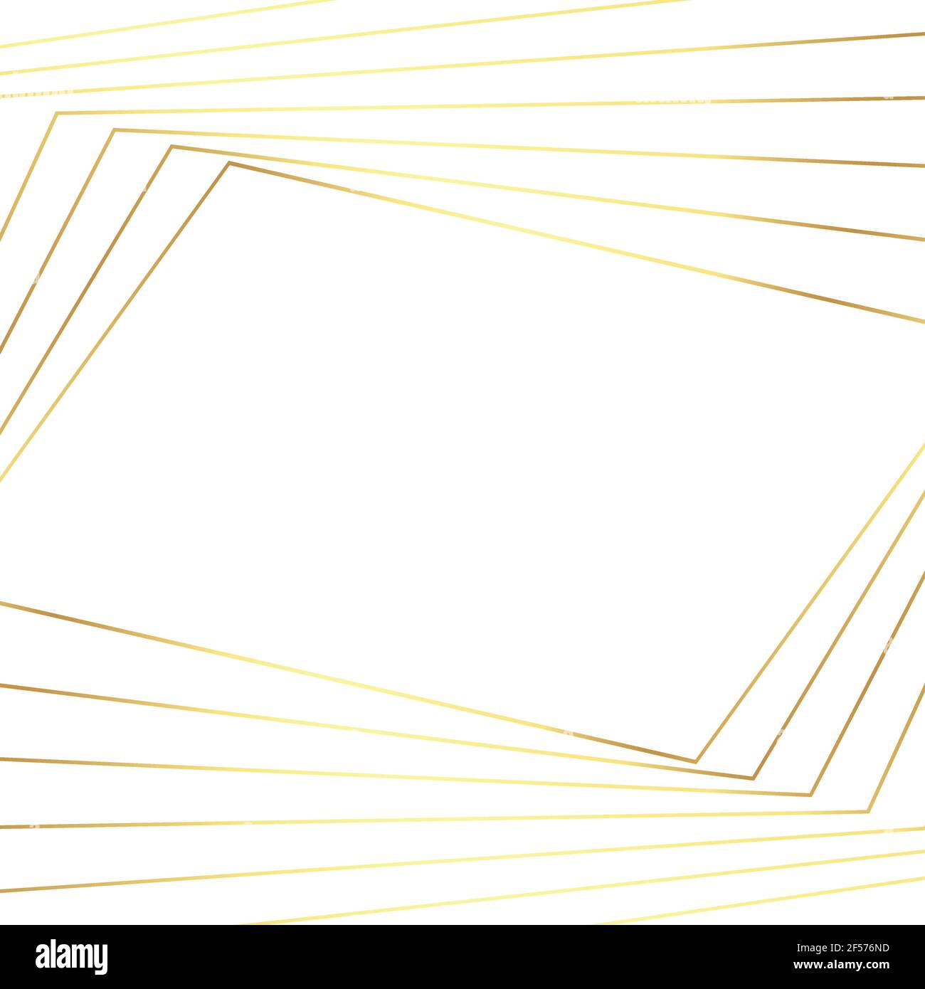 Abstract white background with golden lines - Vector illustration Stock ...