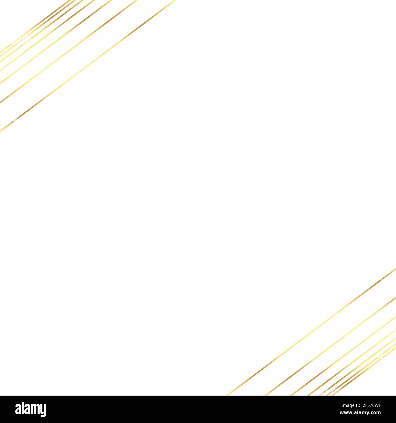 Abstract white background with golden lines - Vector illustration Stock ...
