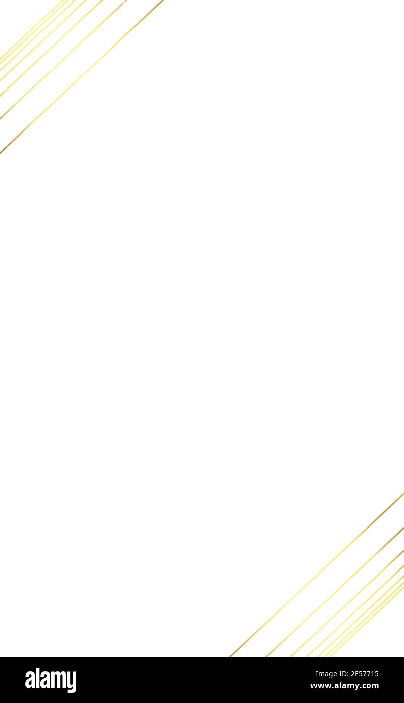Abstract white background with golden lines - Vector illustration Stock ...