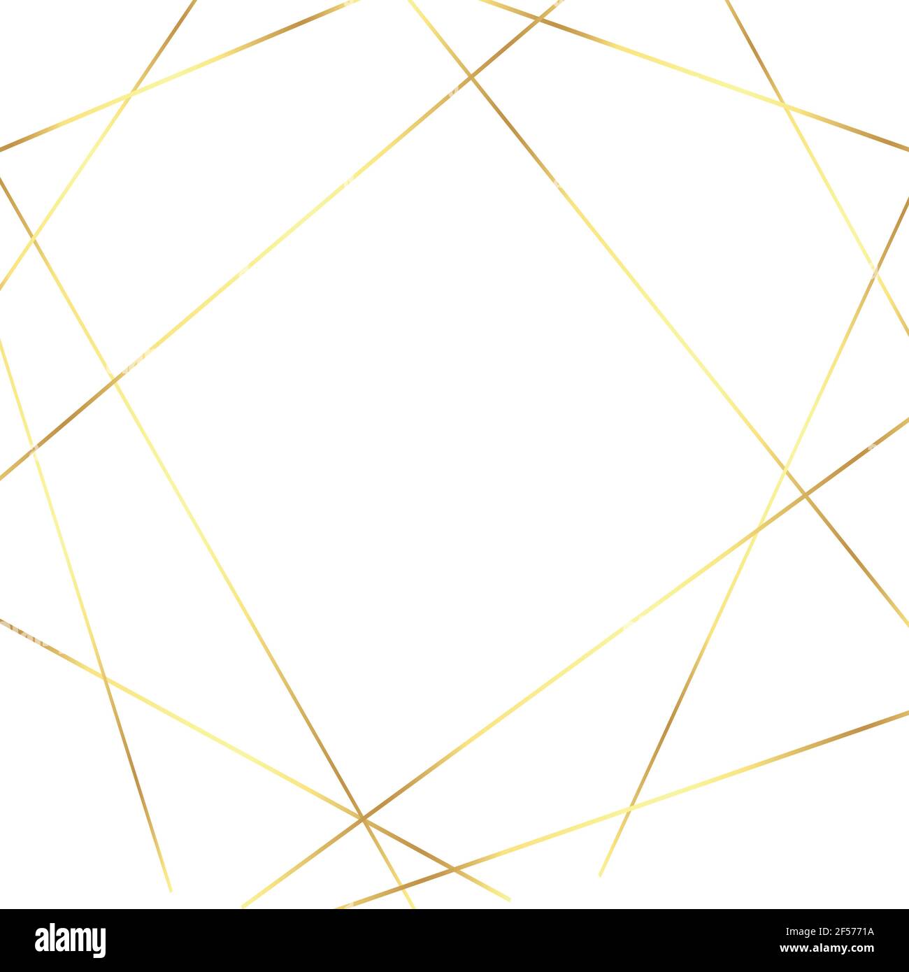 Abstract white background with golden lines - Vector illustration Stock ...