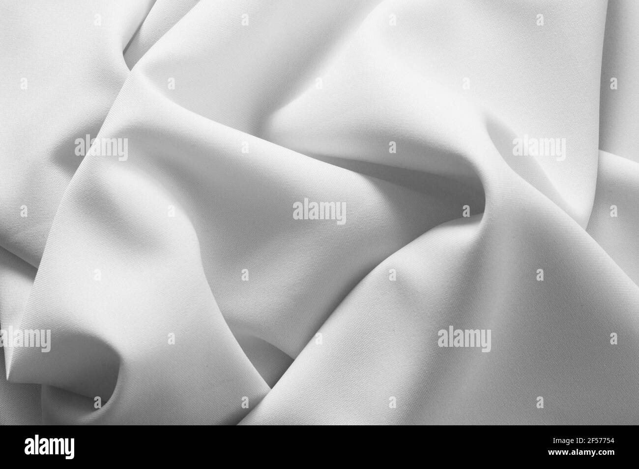 White cotton fabric texture background. Abstract white fabric with