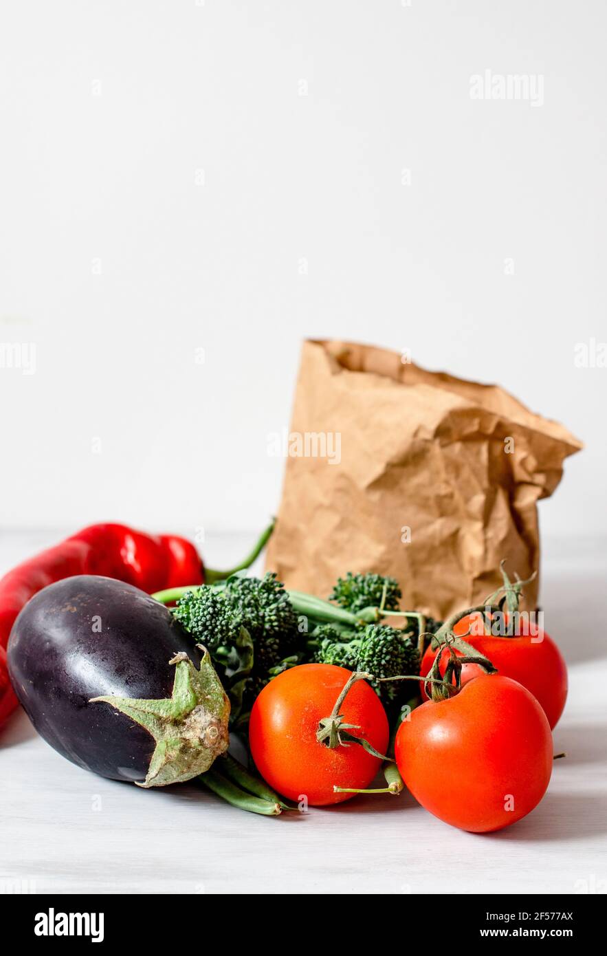 Organic vegetables Stock Photo