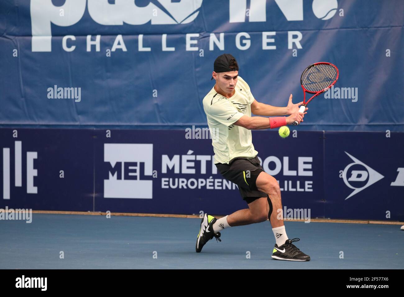 Jurgen BRIAND France during the Play In Challenger 2021, ATP Challenger  tennis tournament on March 23, 2021 at Marcel Bernard complex in Lille,  France - Photo Laurent Sanson / LS Medianord / DPPI Stock Photo - Alamy