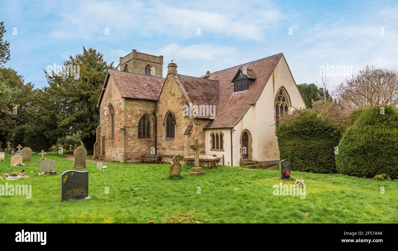 St. Peter's Church in Droitwich Spa, Worcestershire, England Stock