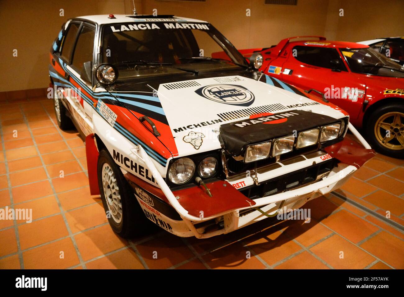 Lancia Delta Integrale Martini Stock Photo