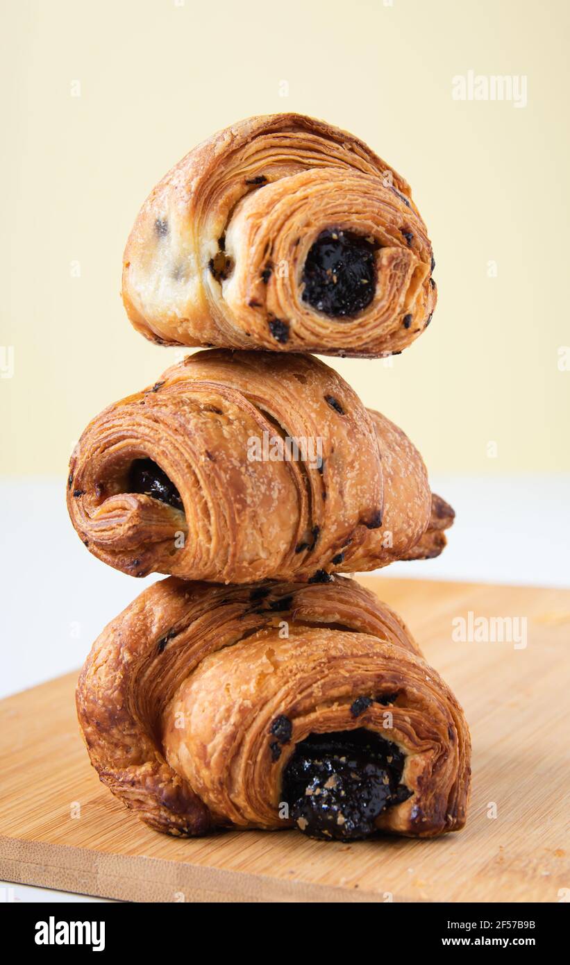 Mini Chocolate Croissants High Resolution Stock Photography And Images Alamy