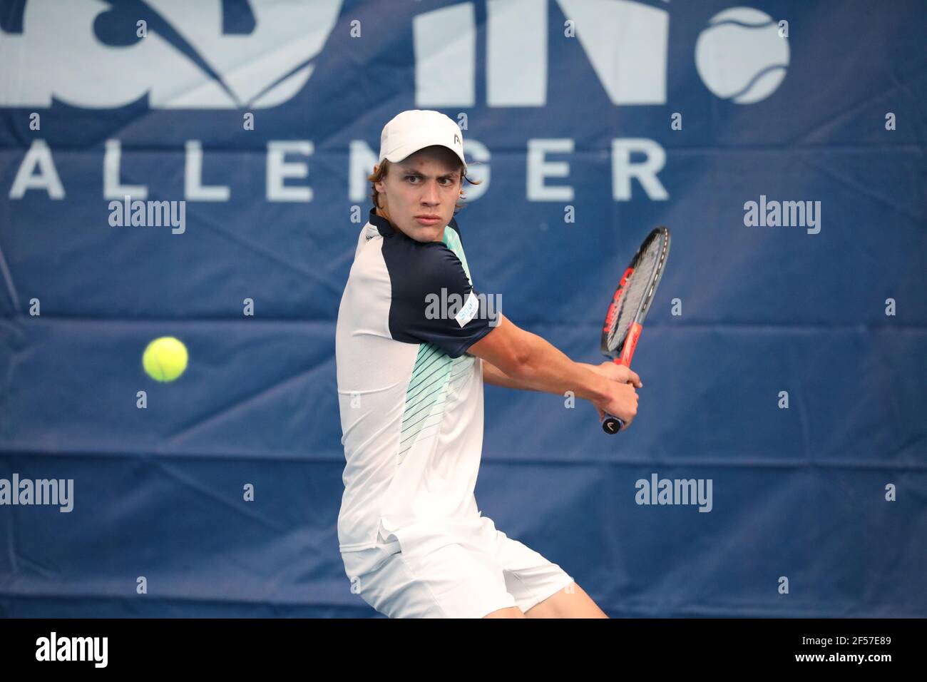 Jonas FOREJTEK CZE during the Play In Challenger 2021, ATP Challenger  tennis tournament on March 24, 2021 at Marcel Bernard complex in Lille,  France - Photo Laurent Sanson / LS Medianord / DPPI / LiveMedia Stock Photo  - Alamy