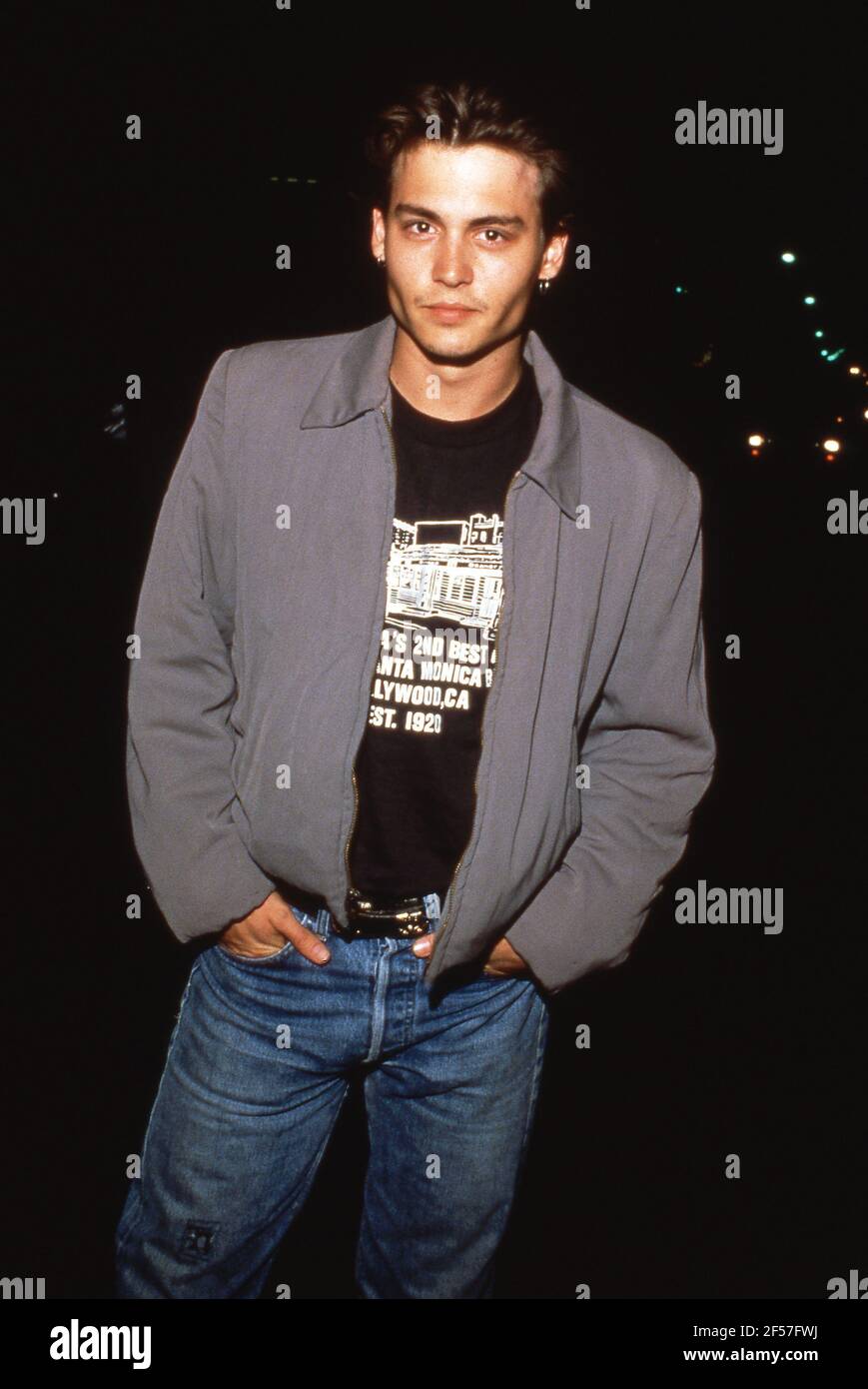 Johnny Depp 1988 Credit: Ralph Dominguez/MediaPunch Stock Photo - Alamy