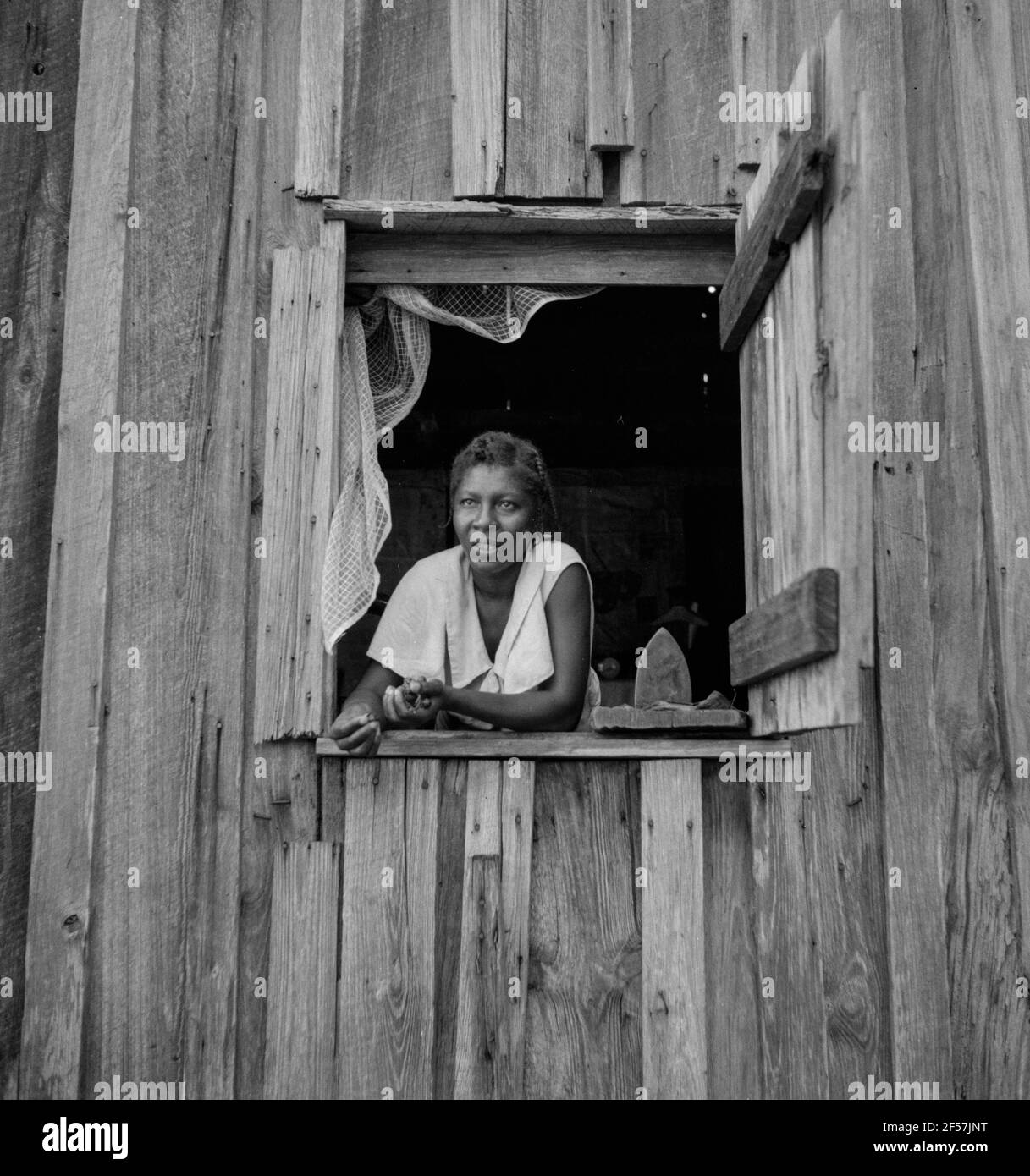 Wife of turpentine worker near DuPont, July 1937. Photograph
