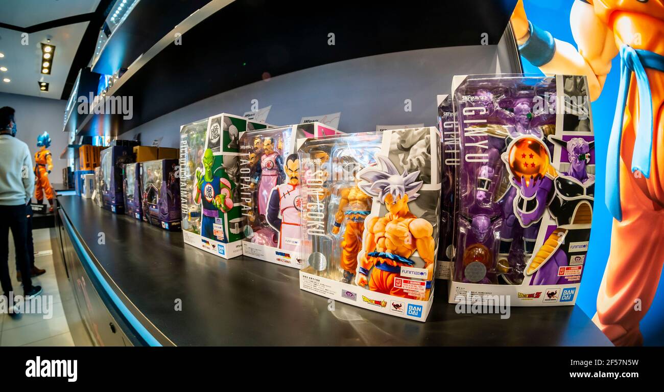 Tamashii Nations pop up store in Midtown Manhattan in New York is seen on  Saturday, March 20, 2021. The store from Bandai Namco Collectibles  (Bluefin) and Bandai Spirits Collectors Department features collectible