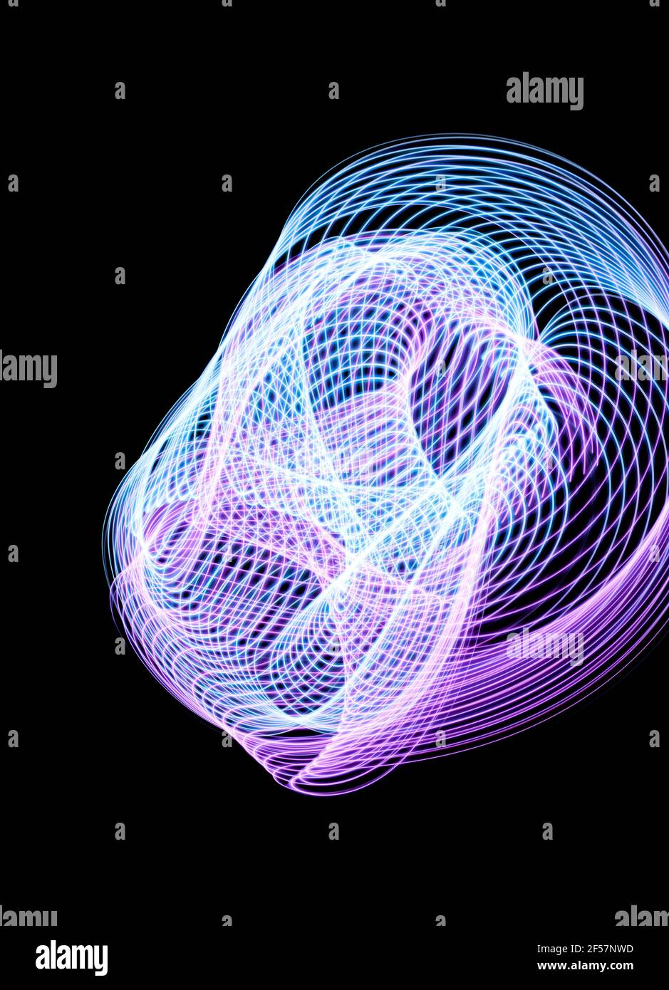 Holographic ribbon swirl wave line isolated vector on transparent