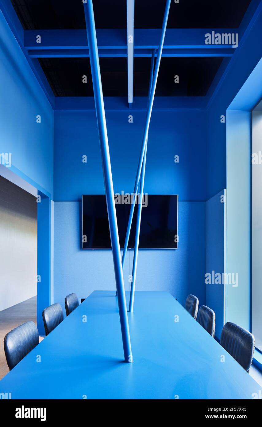 Study area. Calico Student Accommodation, Liverpool, United Kingdom. Architect: Naomi Cleaver , 2020. Stock Photo