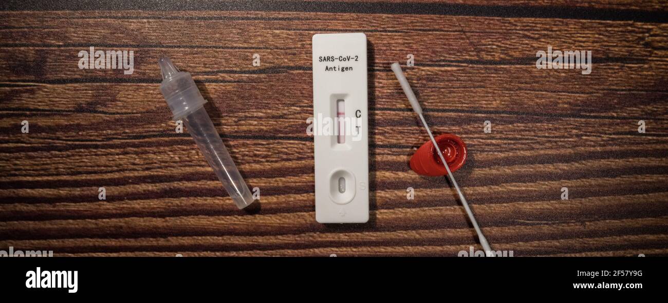 Sars COV 2 Rapid Test - Covid-19 Antigen Test Stock Photo - Alamy
