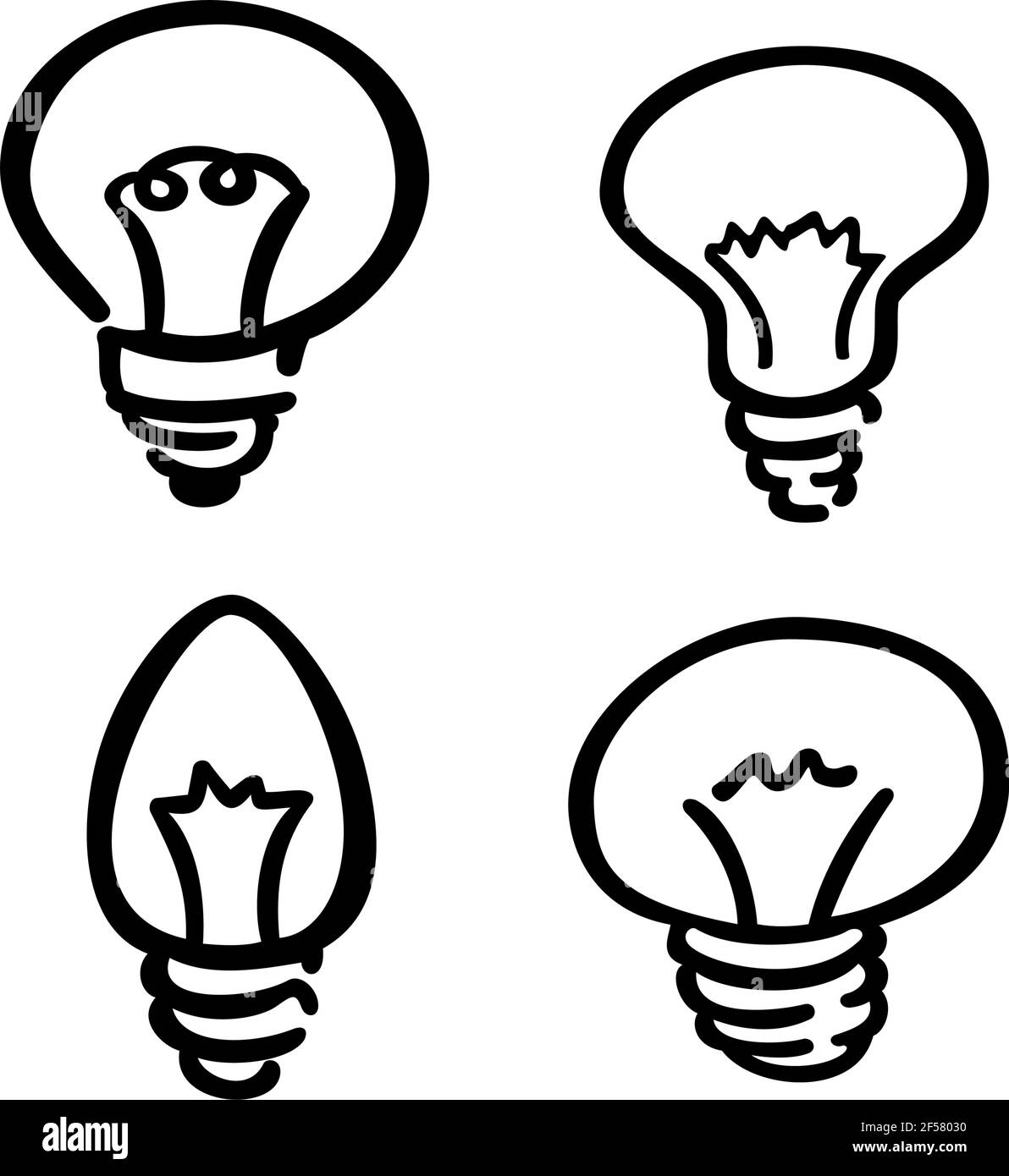 Pictogram bulb idea light bulb hi-res stock photography and images - Alamy