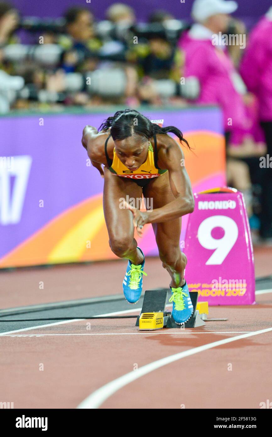 Novlene Williams-Mills (Jamaica). 400 metres women, Semi-Final. IAAF ...