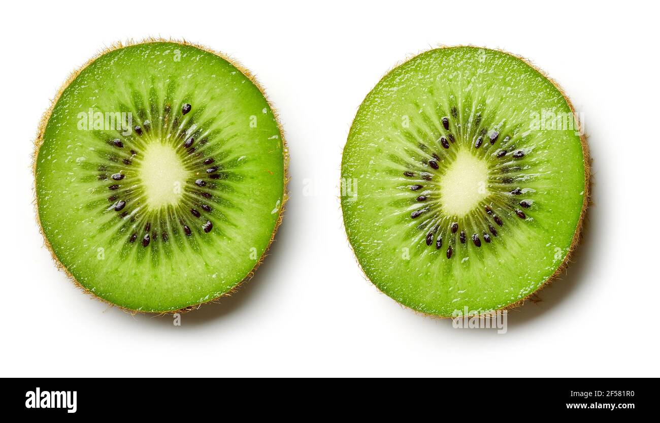 Two various juicy kiwi hi-res stock photography and images - Alamy
