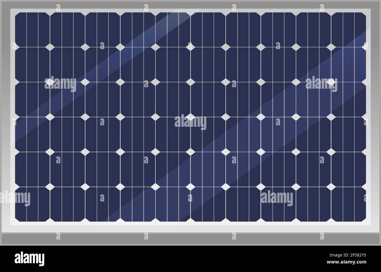 Solar panel isolated on white background illustration Stock Vector ...
