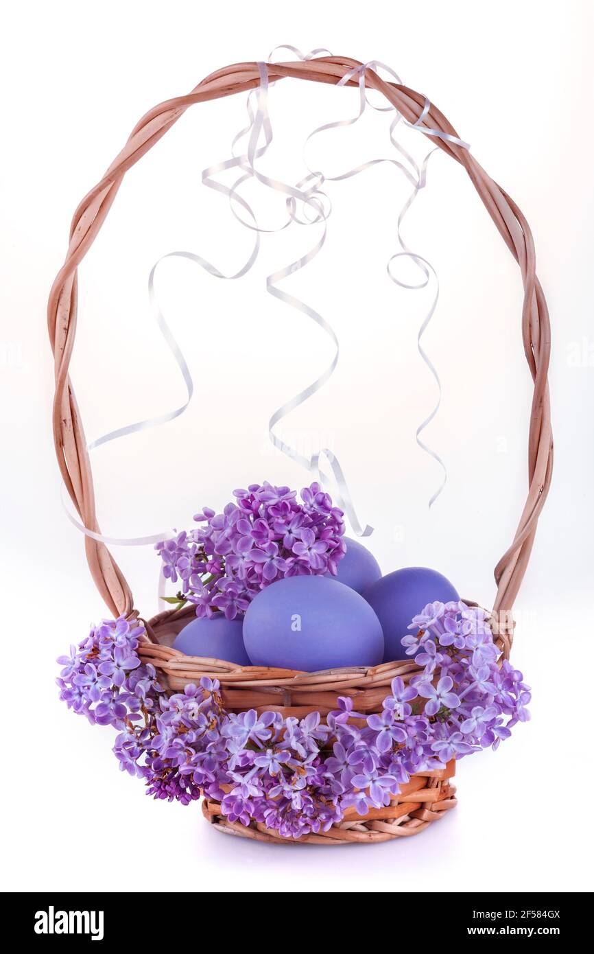 Easter colorful eggs Stock Photo