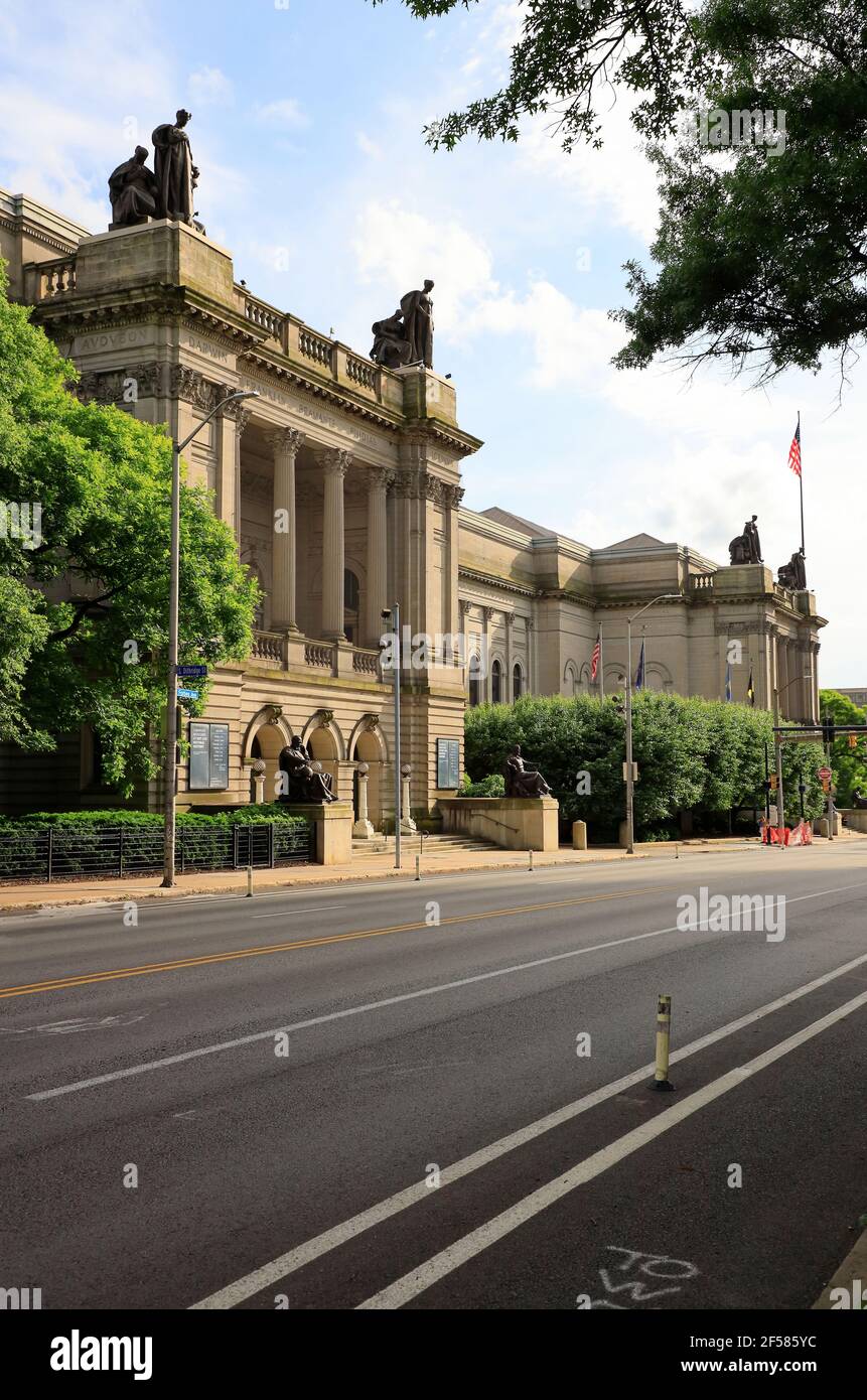 Carnegie Music Hall with Carnegie Museums of Art and Natural History .Pittsburgh.Pennsylvania.USA Stock Photo