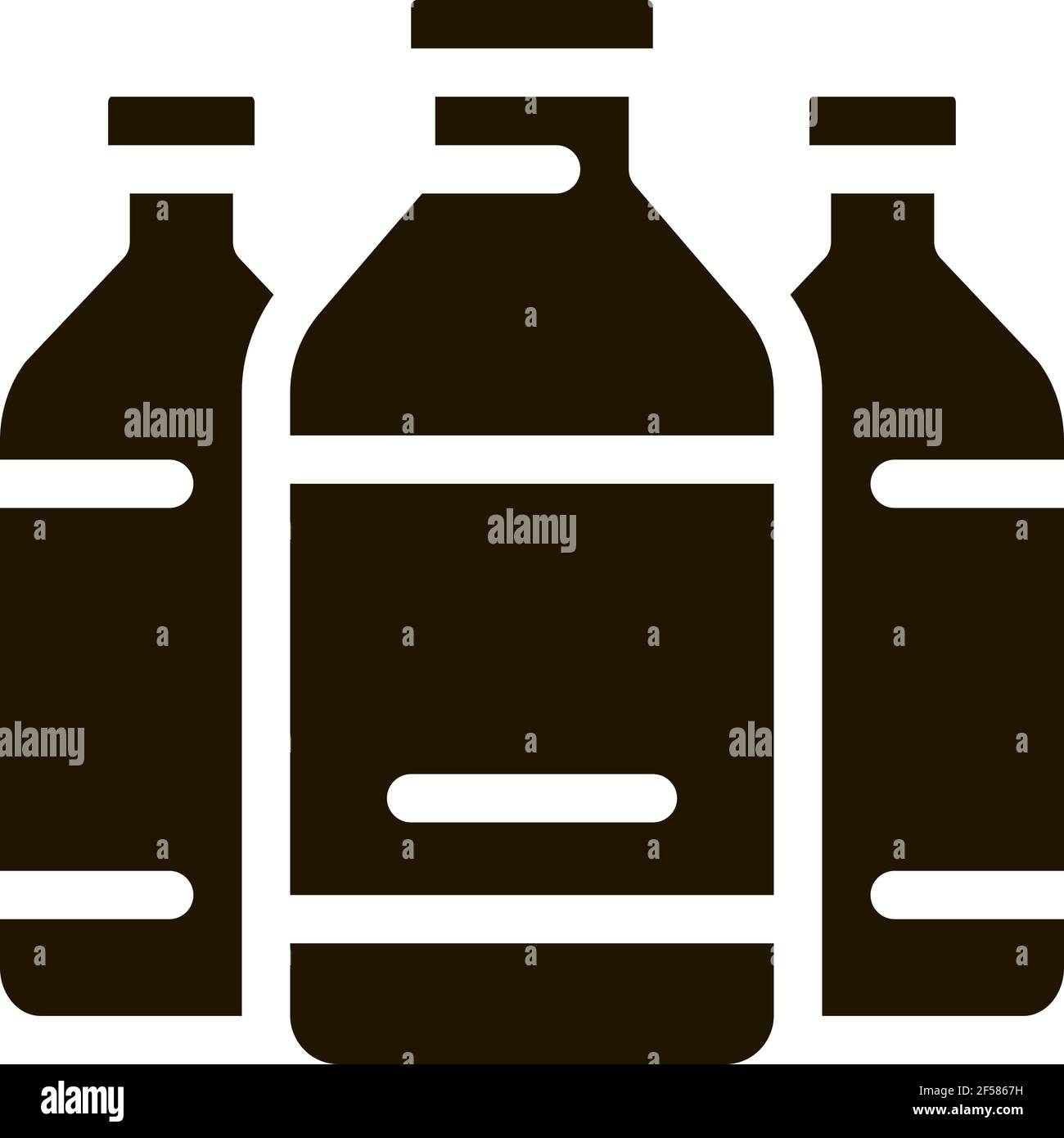 liquid bottles icon Vector Glyph Illustration Stock Vector Image & Art ...