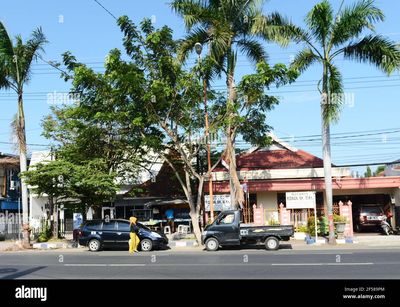 The peaceful town of Banyuwangi in Java, Indonesia. Stock Photo