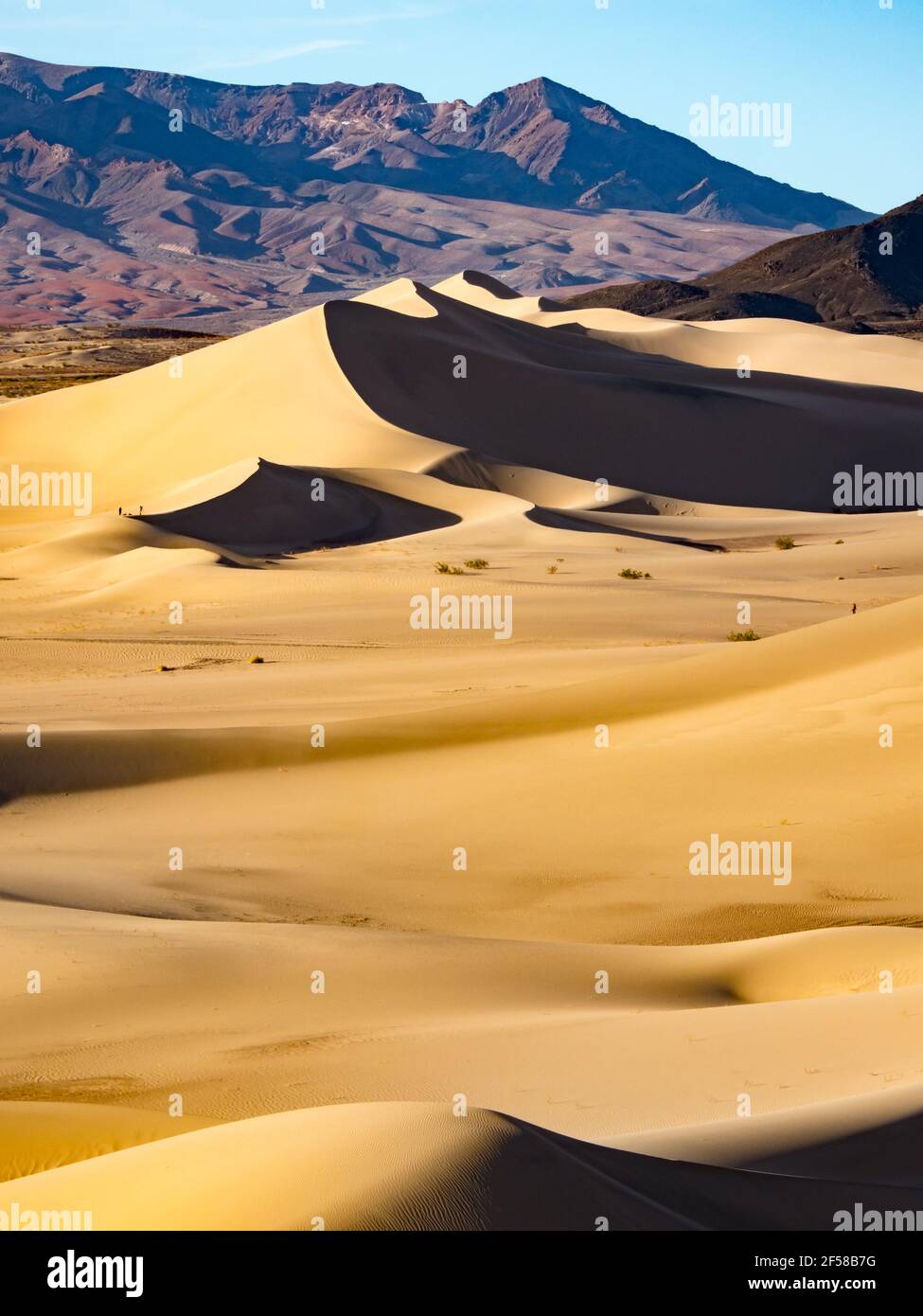 The Ibex dunes in remote Death Valley National Park, California, USA Stock Photo