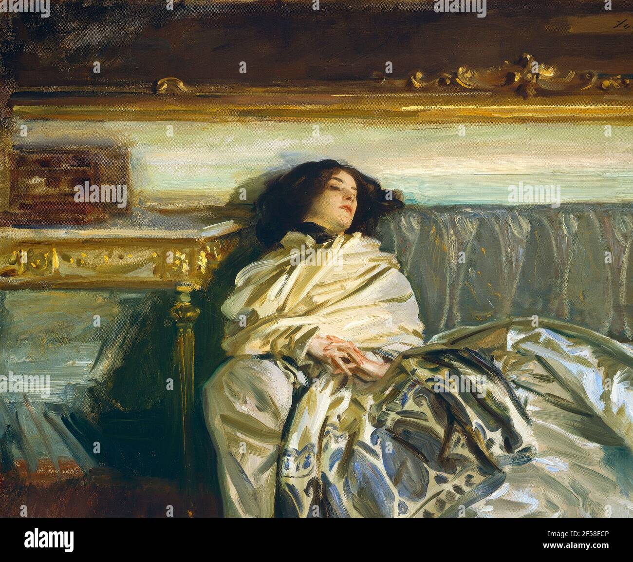 John Singer Sargent Nonchaloir (Repose) - 1911 Stock Photo