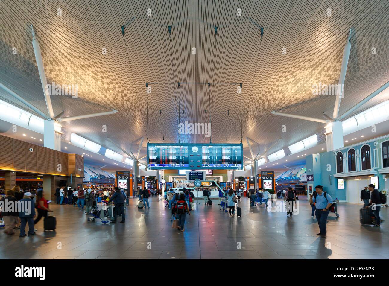 Kuala Lumpur, Malaysia January 22, 2018 Terminal 2 KLIA2 at Kuala Lumpur International