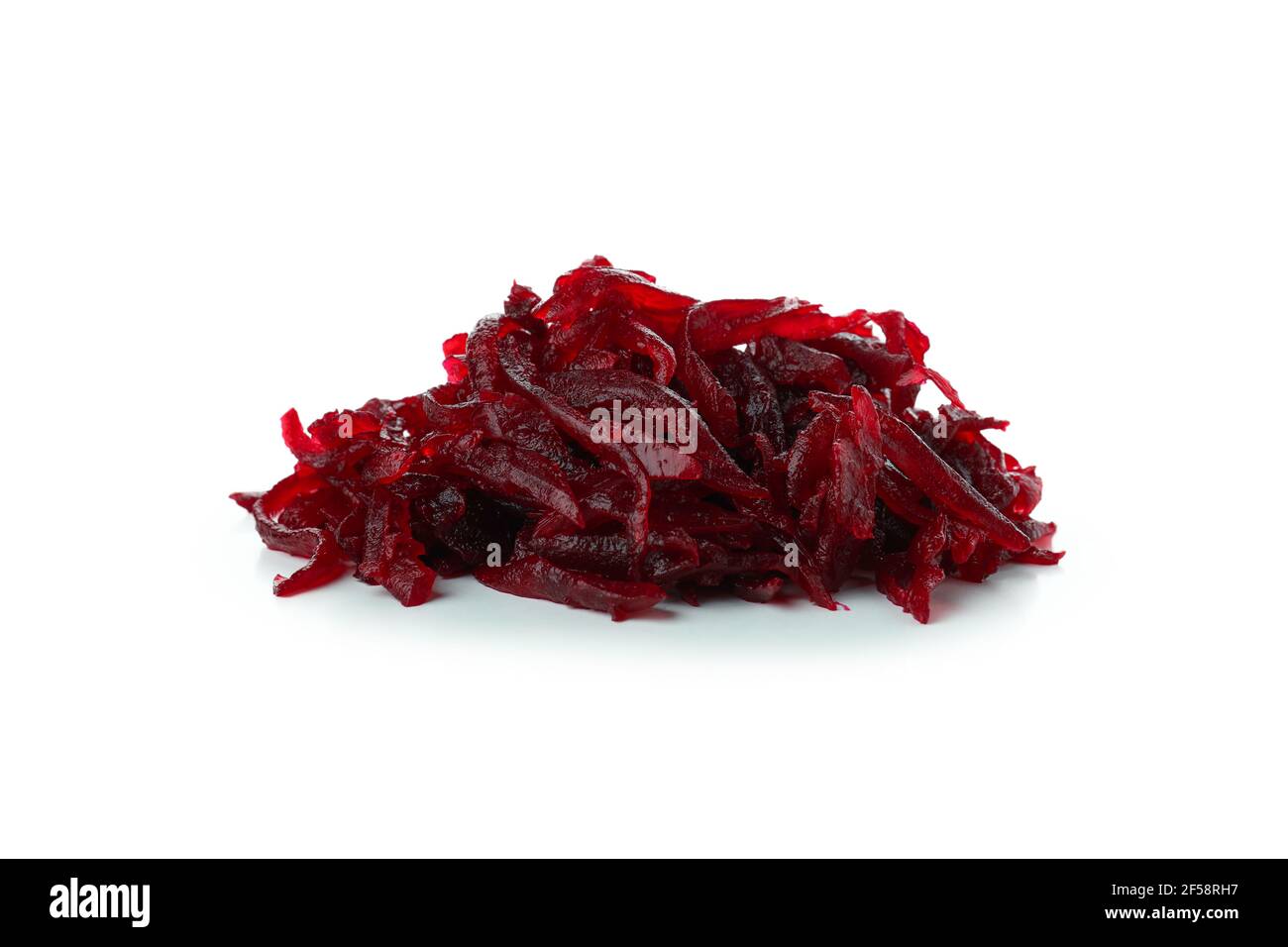 Fresh sliced beet isolated on white background Stock Photo