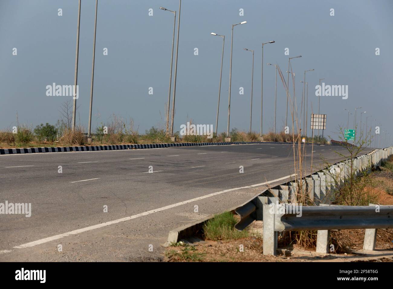 Expressway, Haryana, India Stock Photo