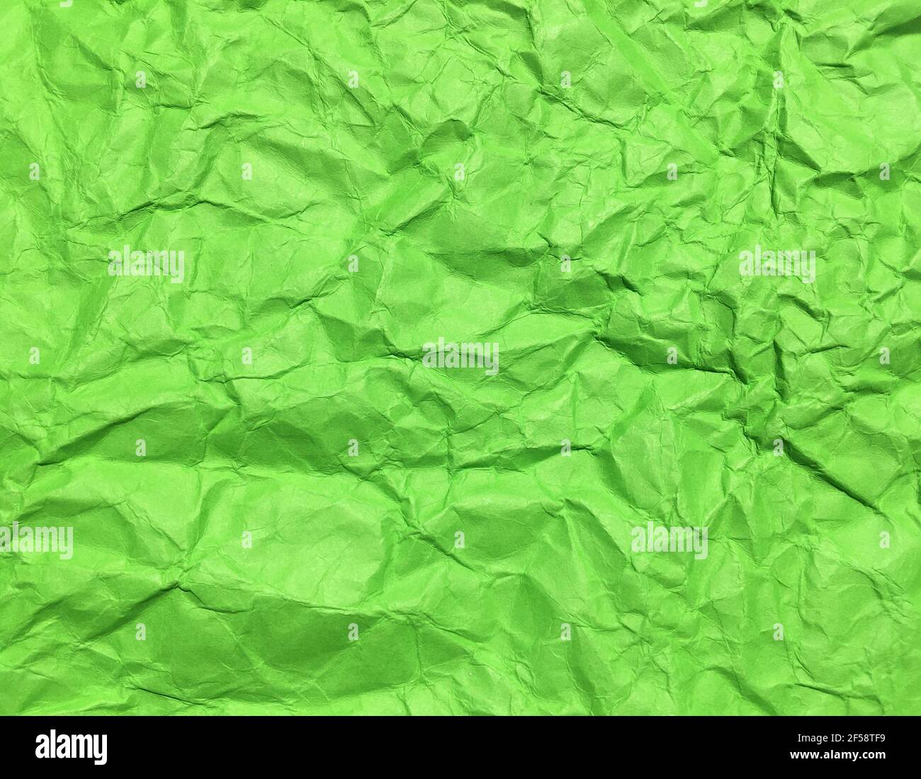 crumpled green paper texture background Stock Photo - Alamy