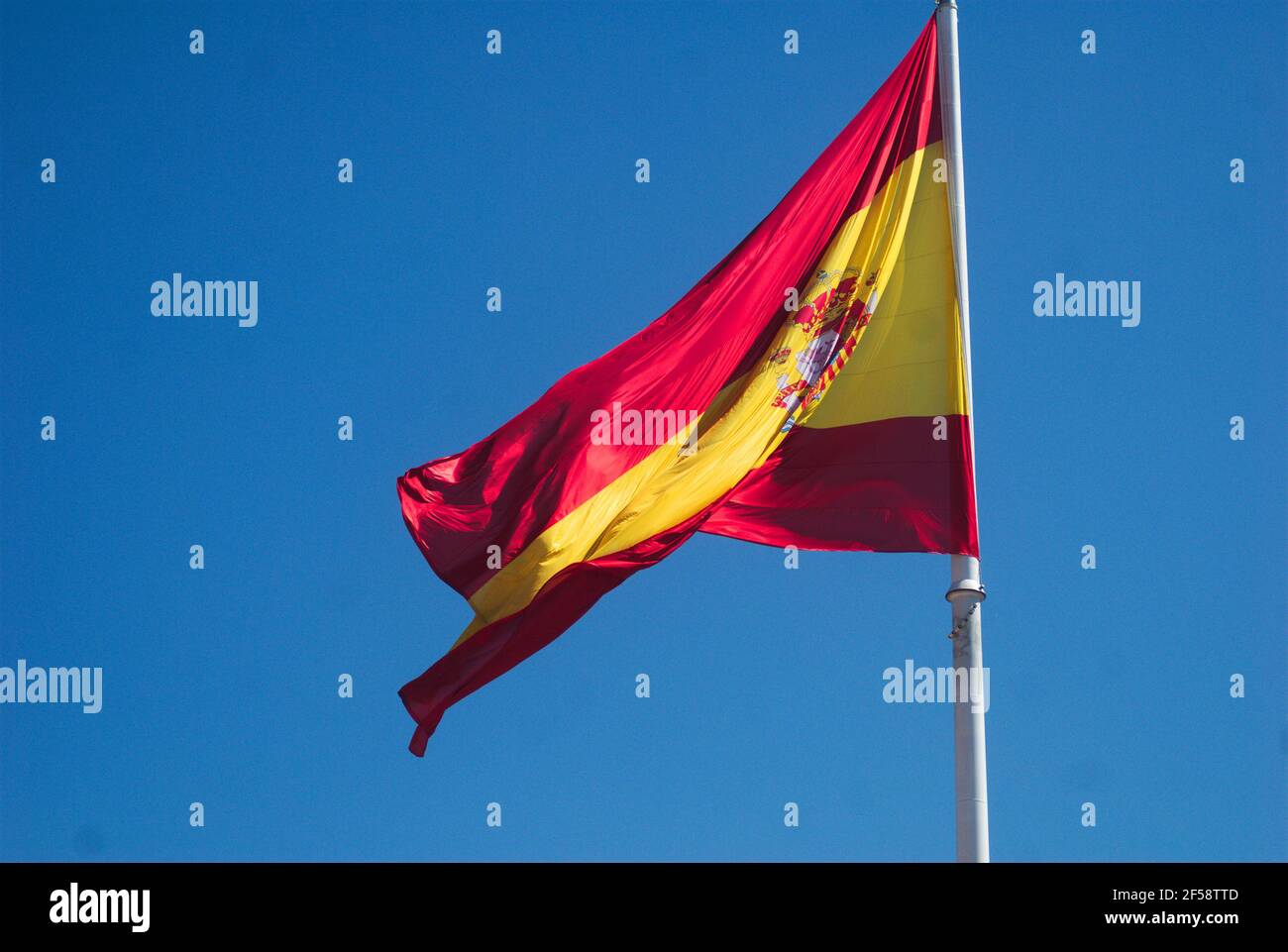 Spanish Flag Stock Photo