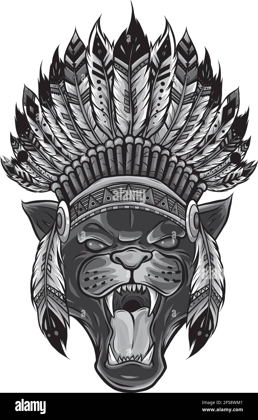 Native american war bonnet Black and White Stock Photos & Images - Alamy