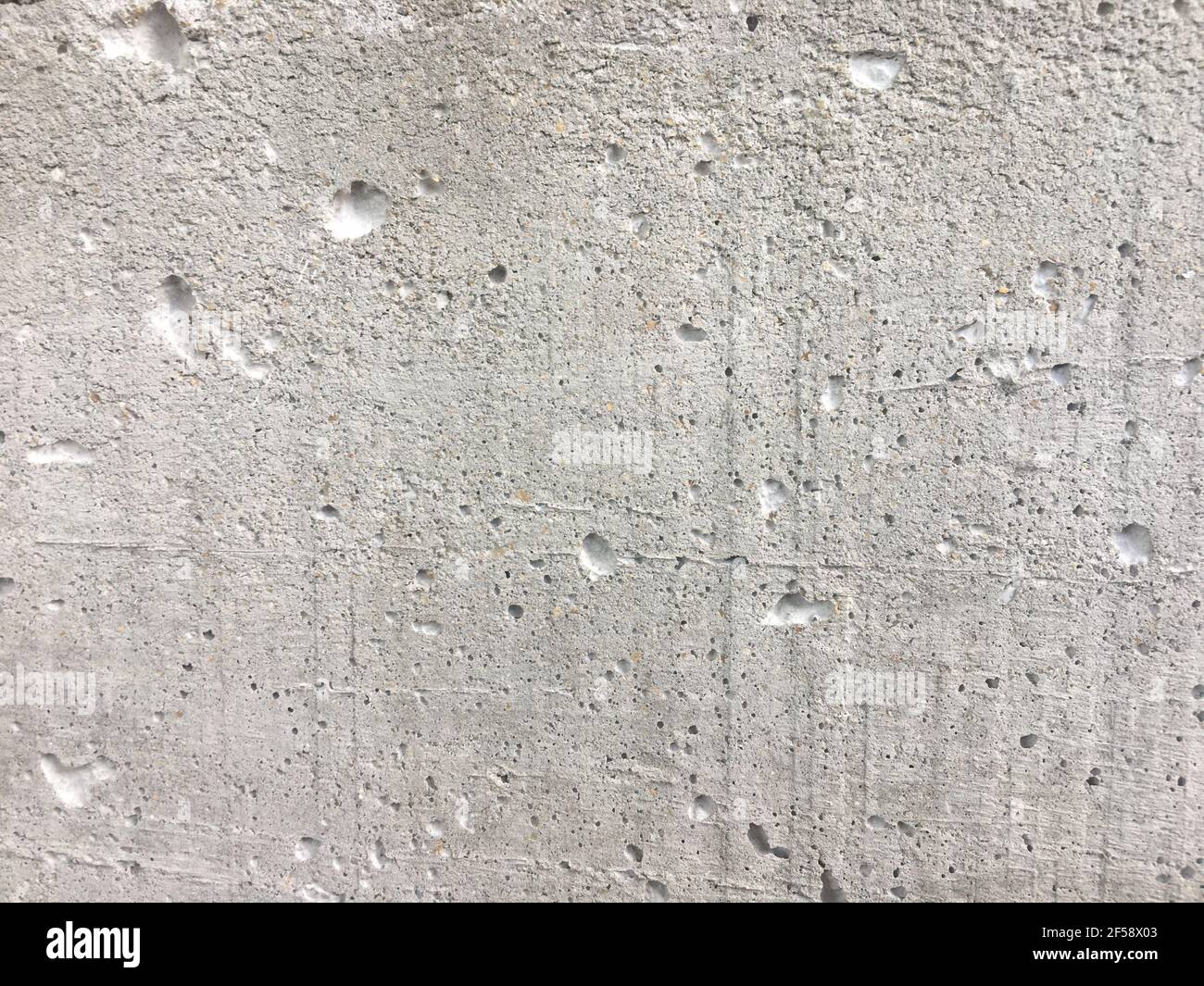 Grey concrete wall space for background with copy space, Top view Stock Photo