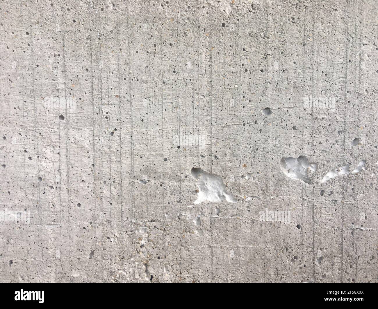 Grey concrete wall space for background with copy space, Top view Stock Photo