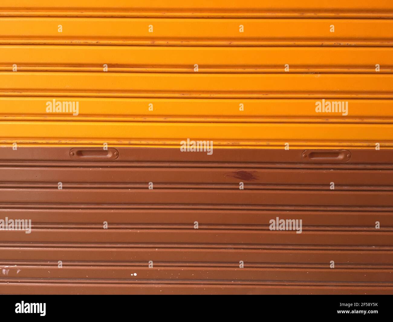 garage door stripped texture wall space background for design Stock Photo