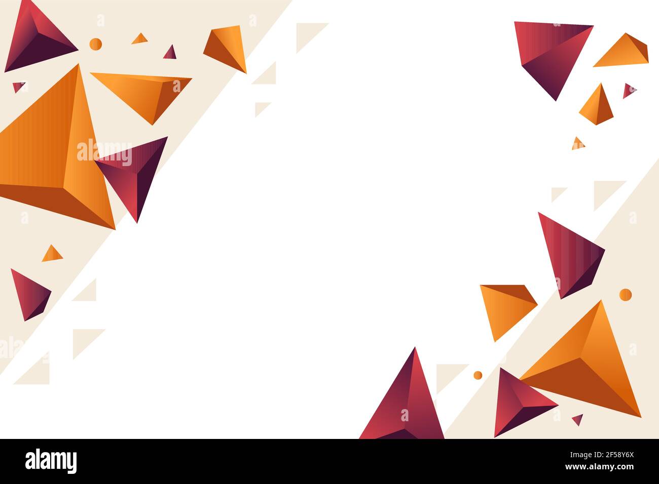 Flat design polygonal background Vector illustration Stock Vector Image ...