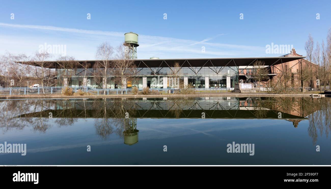 geography / travel, Germany, North Rhine-Westphalia, Ruhr area, Bochum, Jahrhunderthalle, water tower, Additional-Rights-Clearance-Info-Not-Available Stock Photo