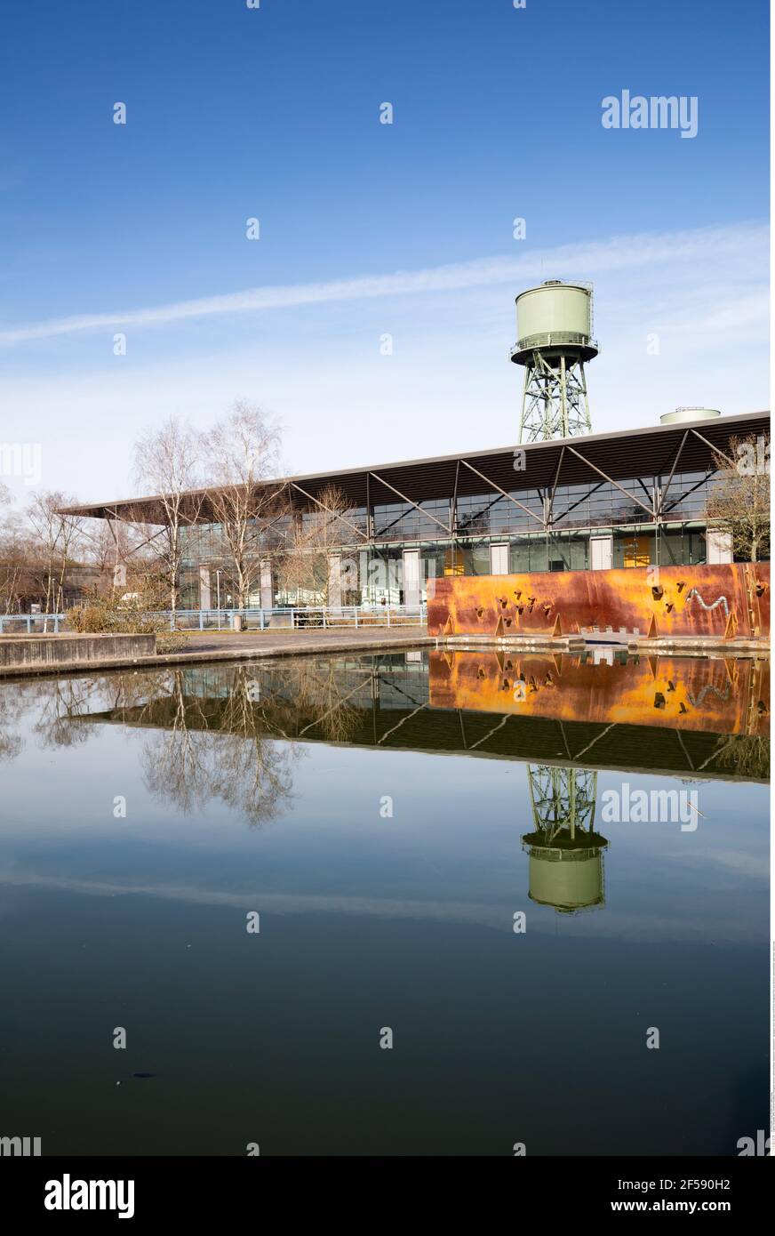 geography / travel, Germany, North Rhine-Westphalia, Ruhr area, Bochum, Jahrhunderthalle, water tower, Additional-Rights-Clearance-Info-Not-Available Stock Photo