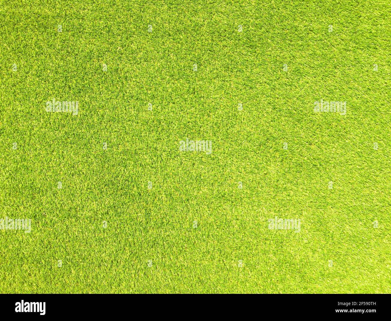 Artificial grass background for design, top view Stock Photo
