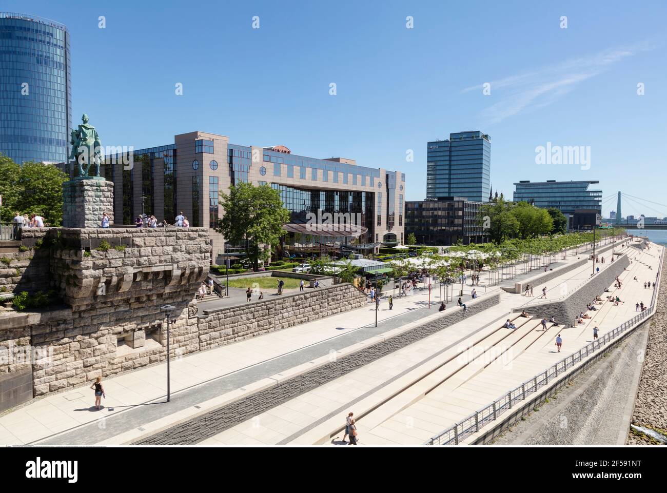 Deutz rhine riverbank hi-res stock photography and images - Alamy