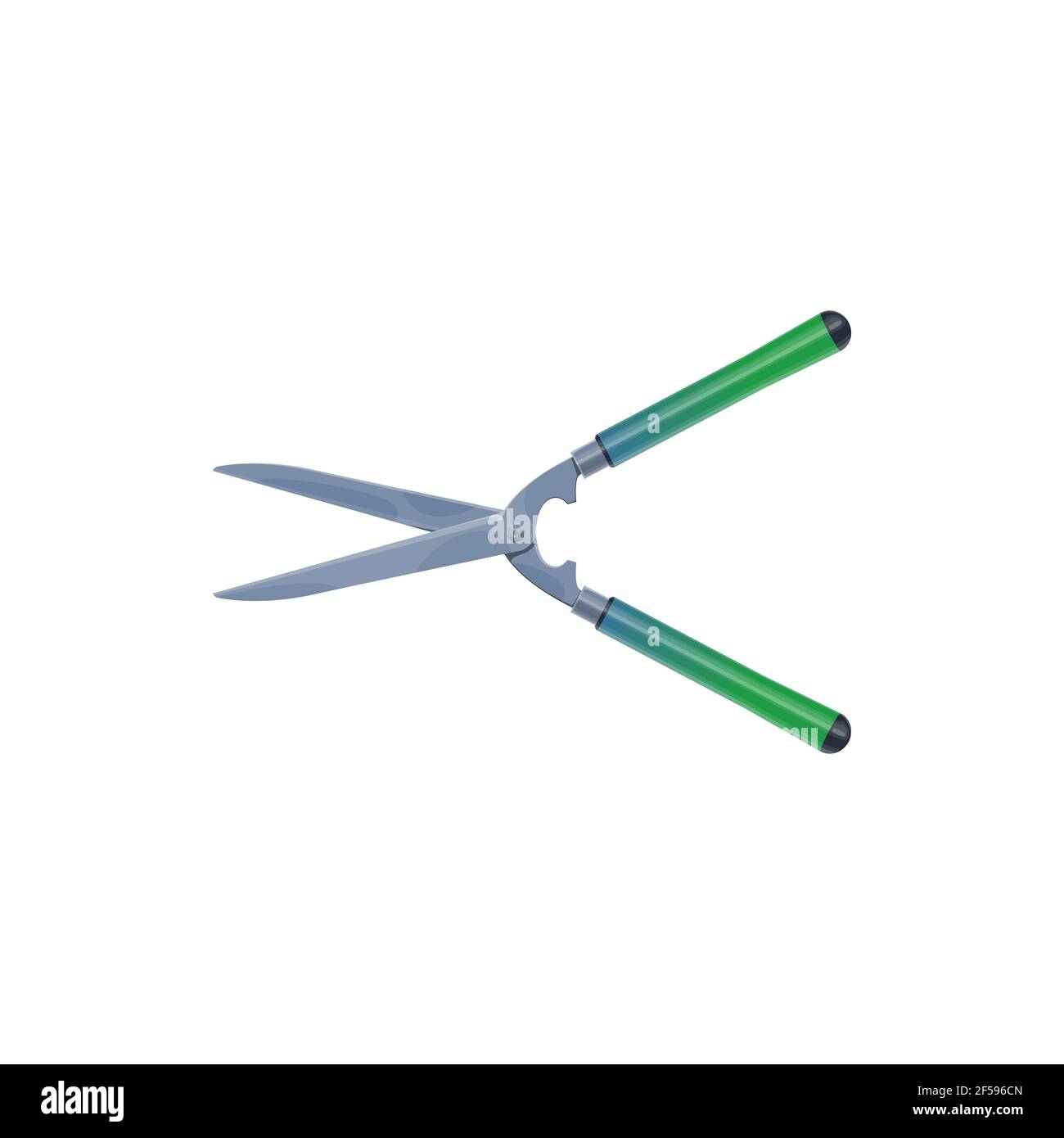 Garden shears, pruning scissors pruner vector icon Stock Vector