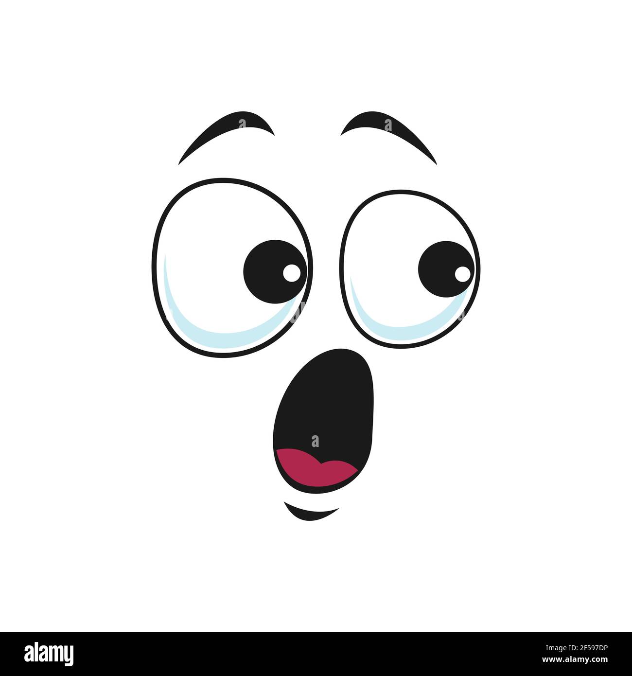 Shocked face cartoon hi-res stock photography and images - Alamy