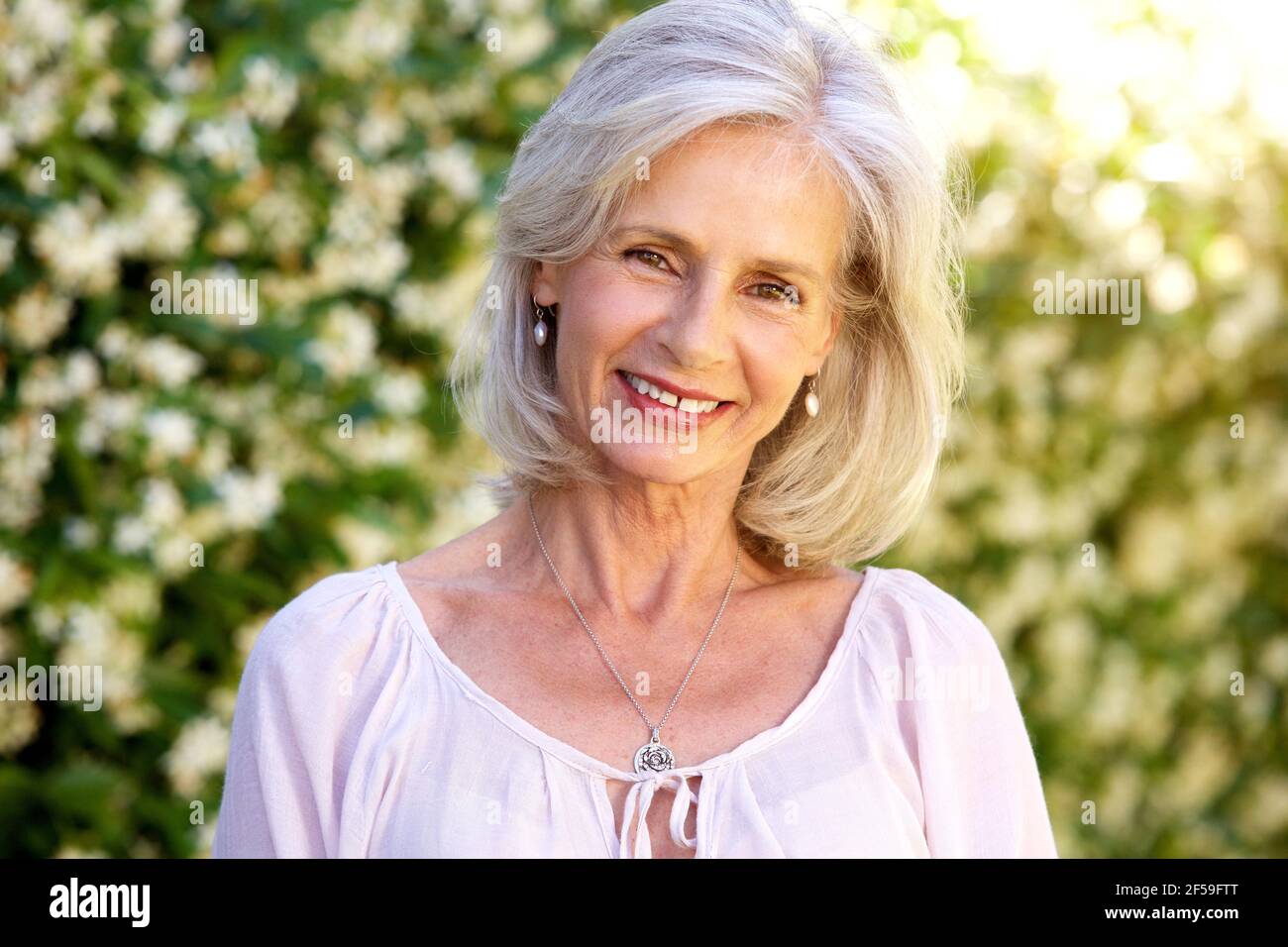 Happy older woman hi-res stock photography and images - Alamy